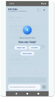 Restaurant Partner AI assistant preview